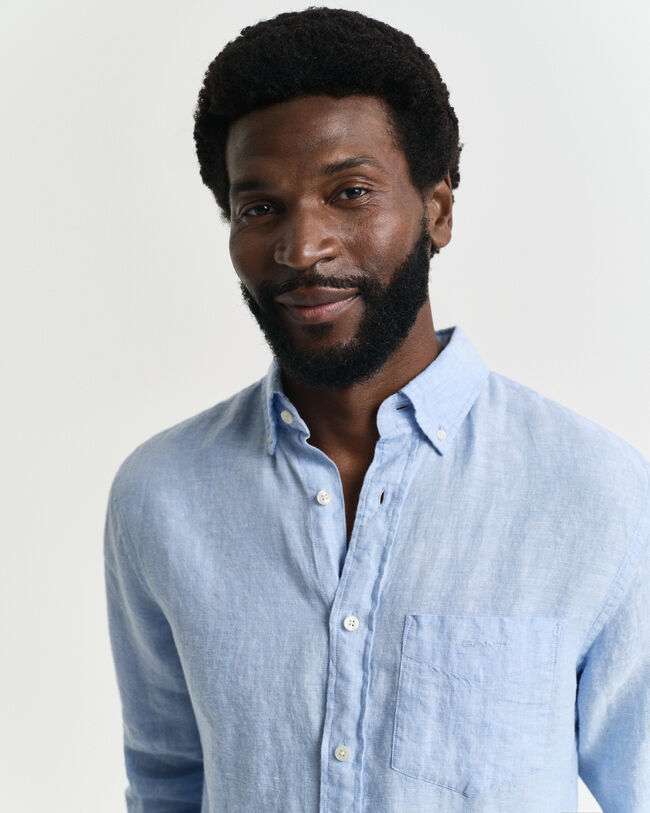 Regular Fit linnen overhemd