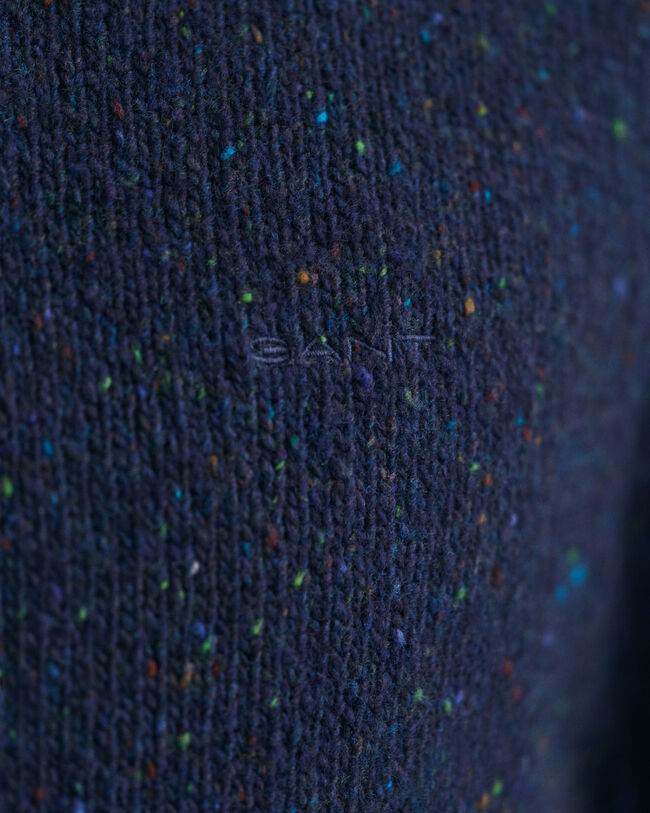 Wool Nepps trui met ronde hals