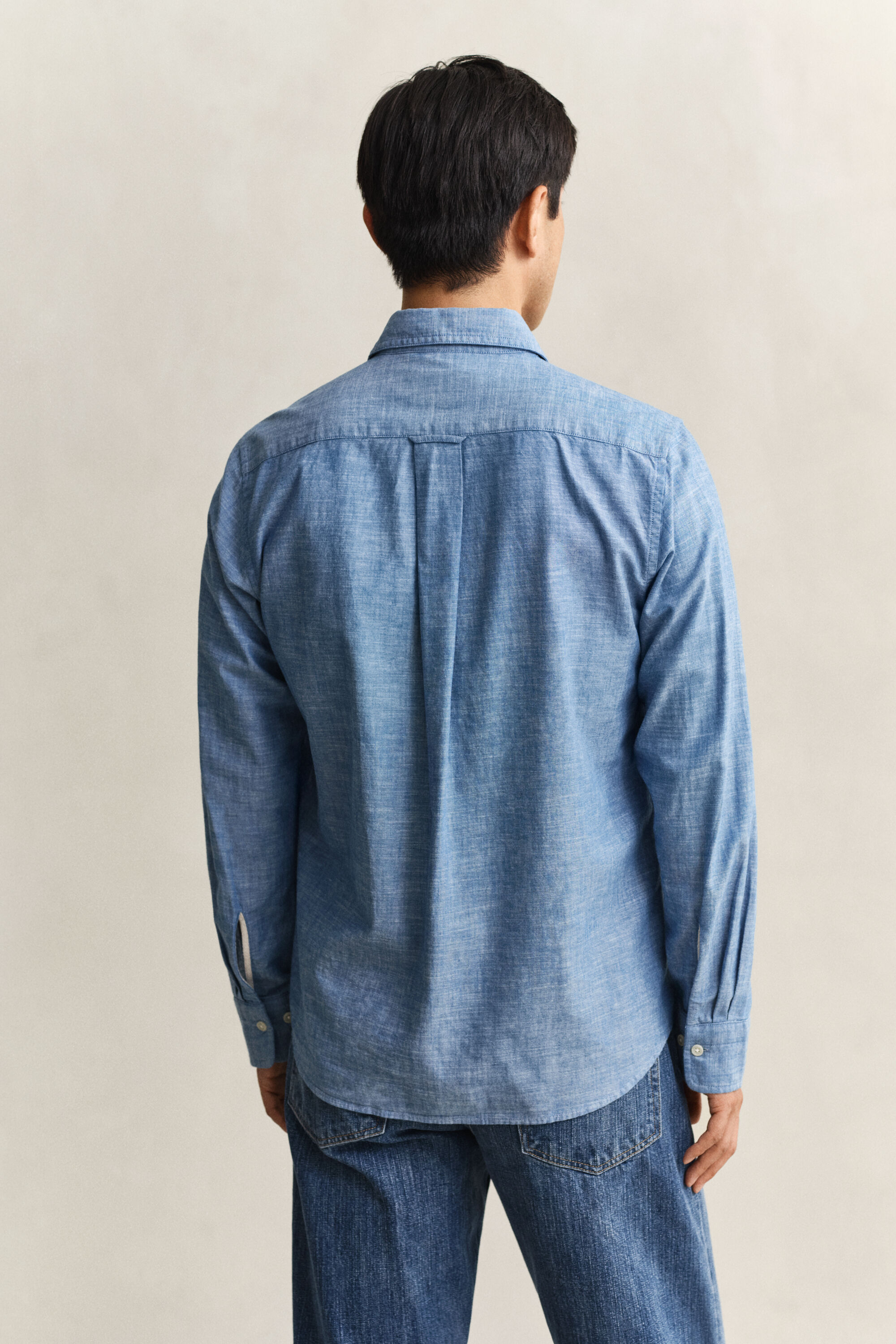 Overoverhemd van chambray