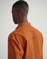 Oversized pied-de-poule overhemd van katoen