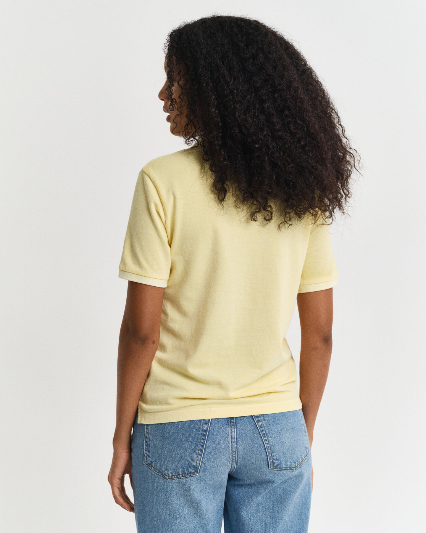 Sunfaded piqu&eacute; poloshirt