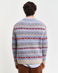 Fair Isle trui met ronde hals
