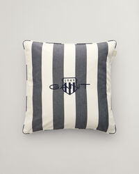 Striped Archive Shield Cushion