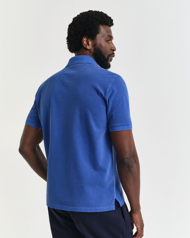 Sunfaded piqué poloshirt