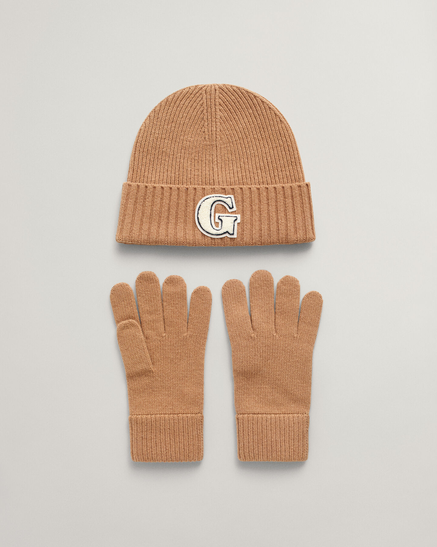 Cadeauset met G-badge beanie & handschoenen