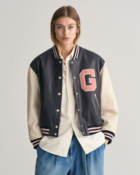 Leren GANT Varsity Jacket