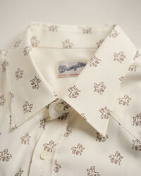 Wrangler x GANT Slim Fit Western shirt van zijde