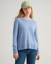 Sweater met ronde hals van kasjmier
