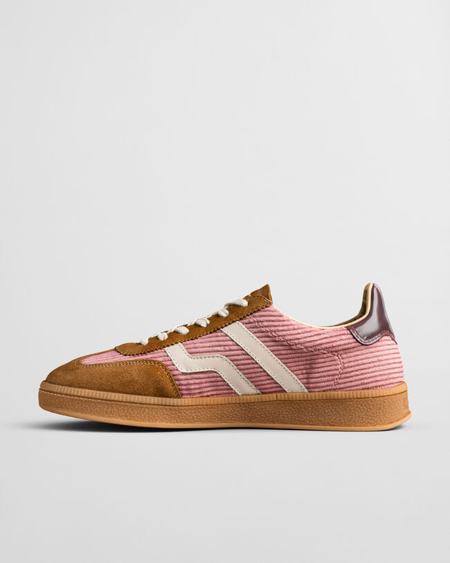 Cuzima sneakers van su&egrave;de en corduroy