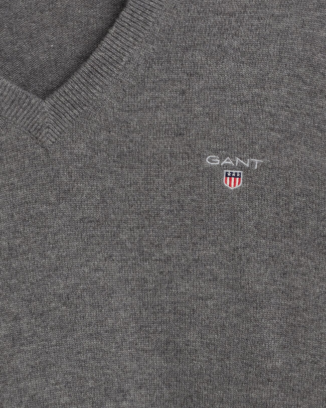 Trui met V-hals van buitengewoon zachte lamswol