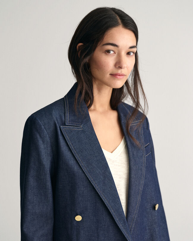 Regular Fit denim Club blazer