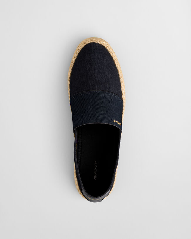 Raffiaville linnen espadrilles