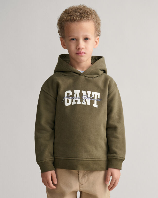 Kids GANT Arch Script hoodie