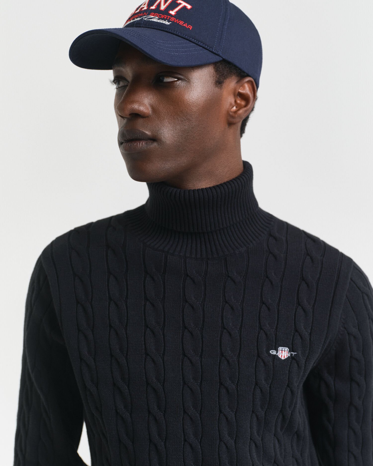 Katoenen kabelcoltrui