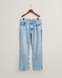 Loos Fit jeans met wijde pijpen