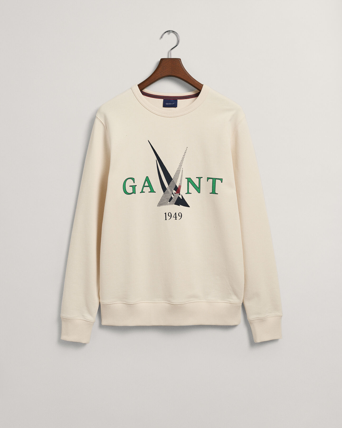 Sail Print sweatshirt met ronde hals