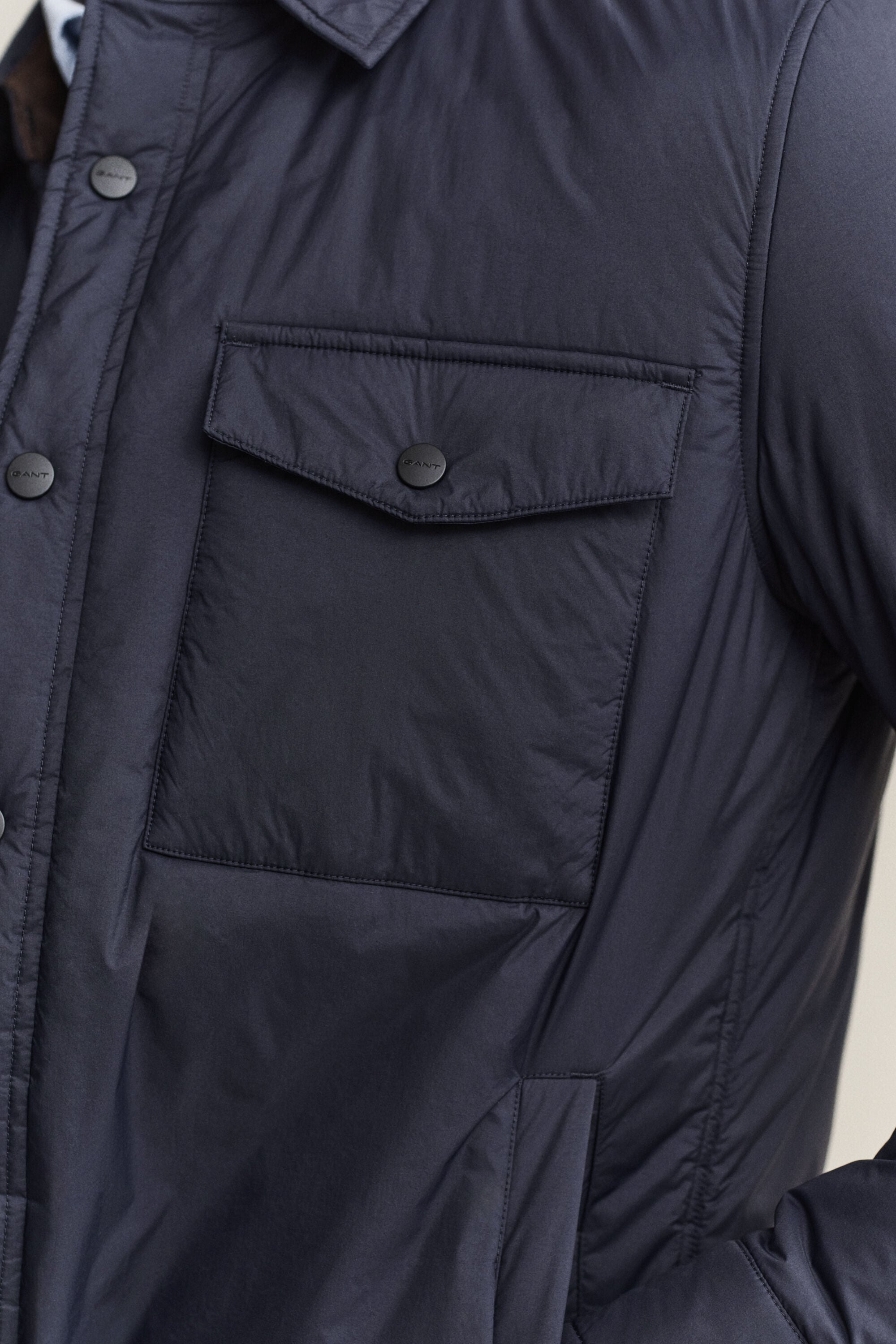 Ultralicht gewatteerd overshirt