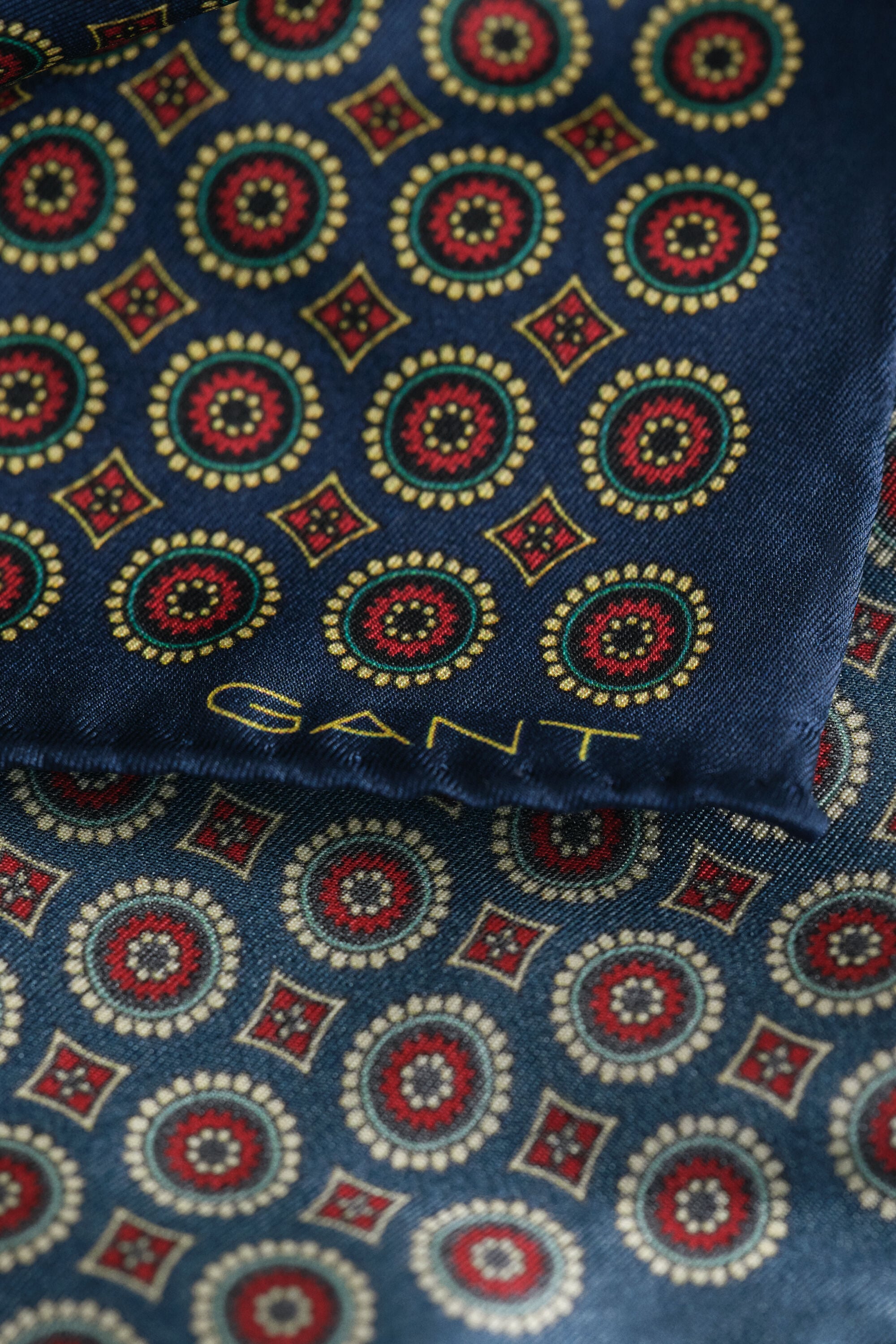 Pochet met Foulard-print