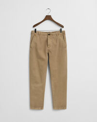 Regular Fit Surplus chino met taps toelopende pijpen