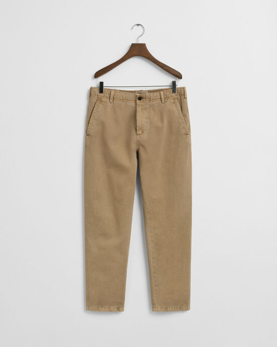 Regular Fit Surplus chino met taps toelopende pijpen