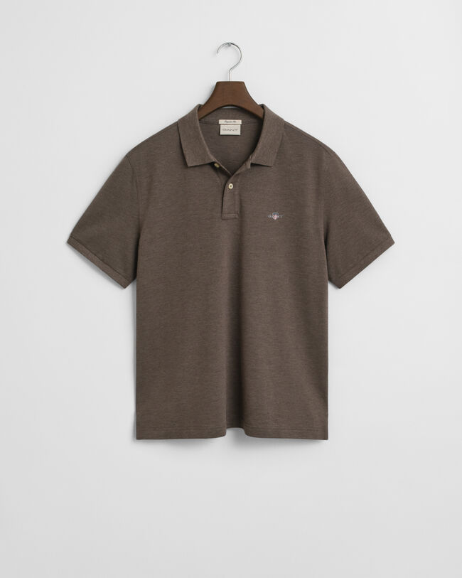 Regular Fit Shield piqué poloshirt