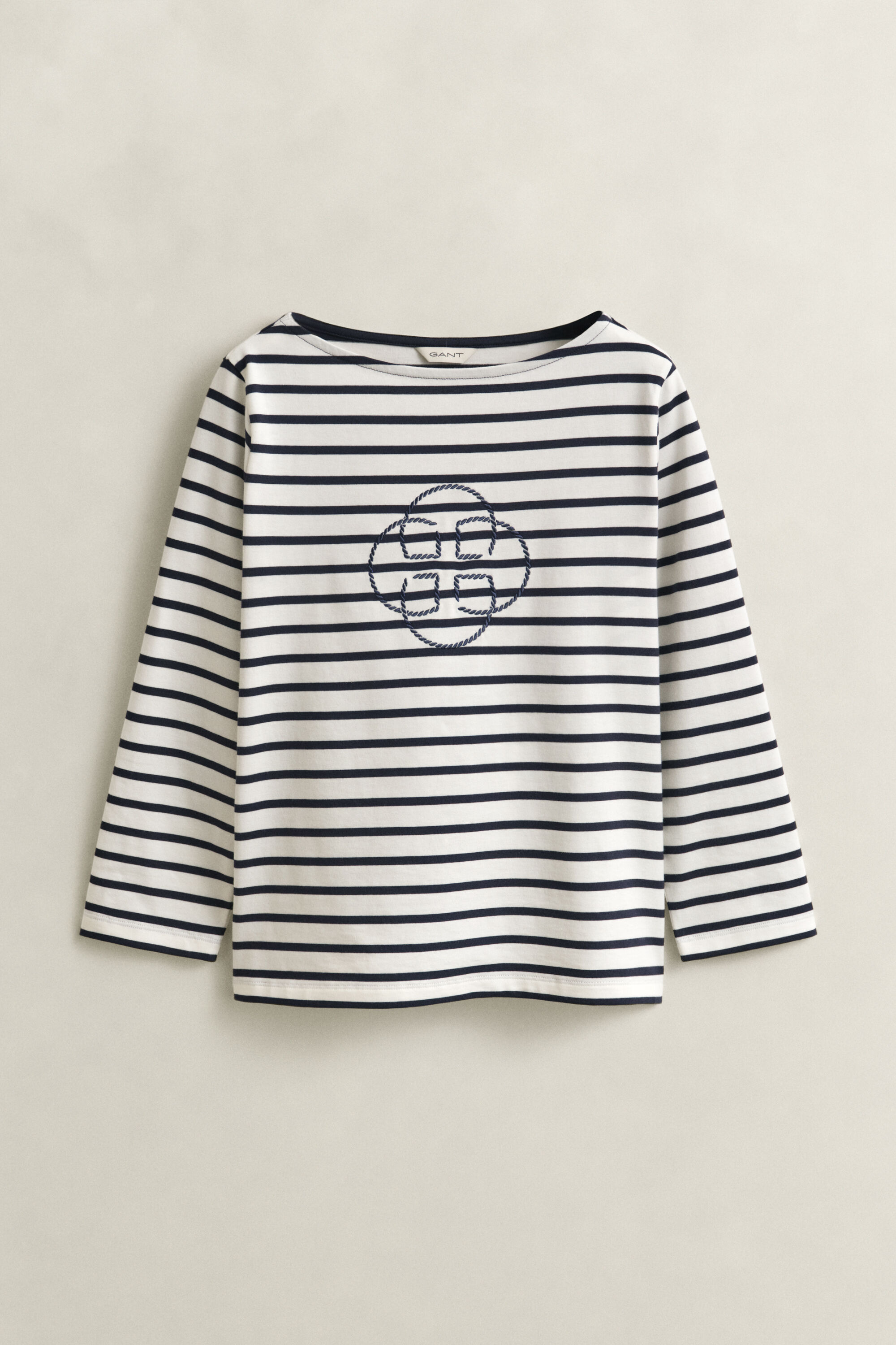 T-shirt met driekwart mouwen