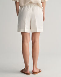 Relaxed Fit Pull-On short van linnenmix