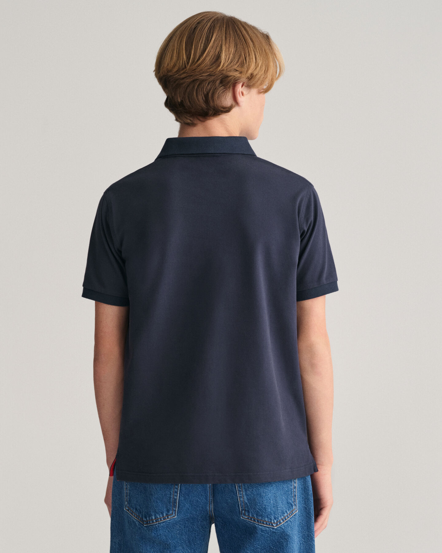 Teens Contrast piqu&eacute; poloshirt