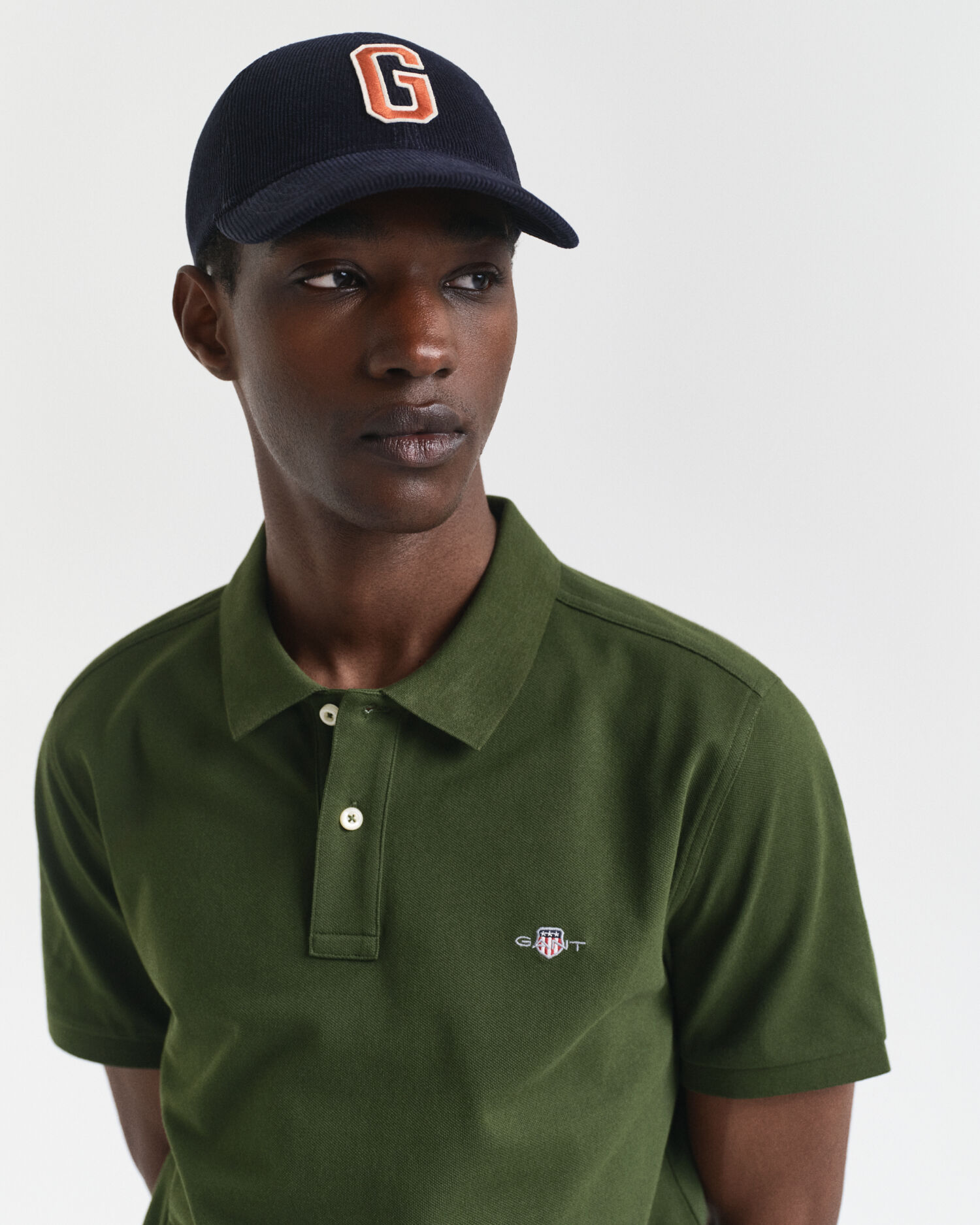 Regular Fit Shield piqué poloshirt