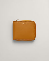 Leren portemonnee met rits