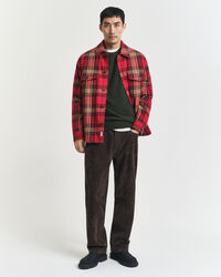 Trui met ronde hals van wolmix met spikkelpatroon