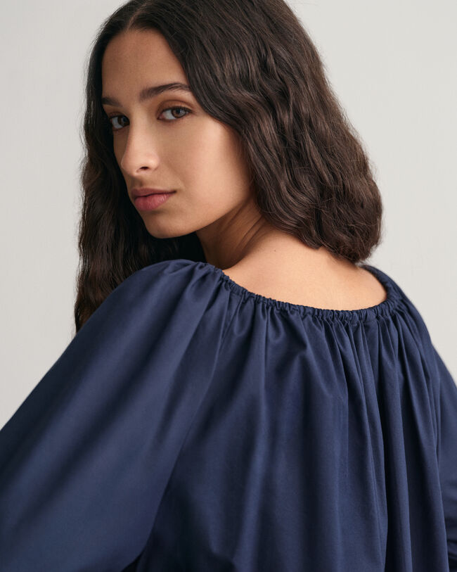 Jurk met geplooide details