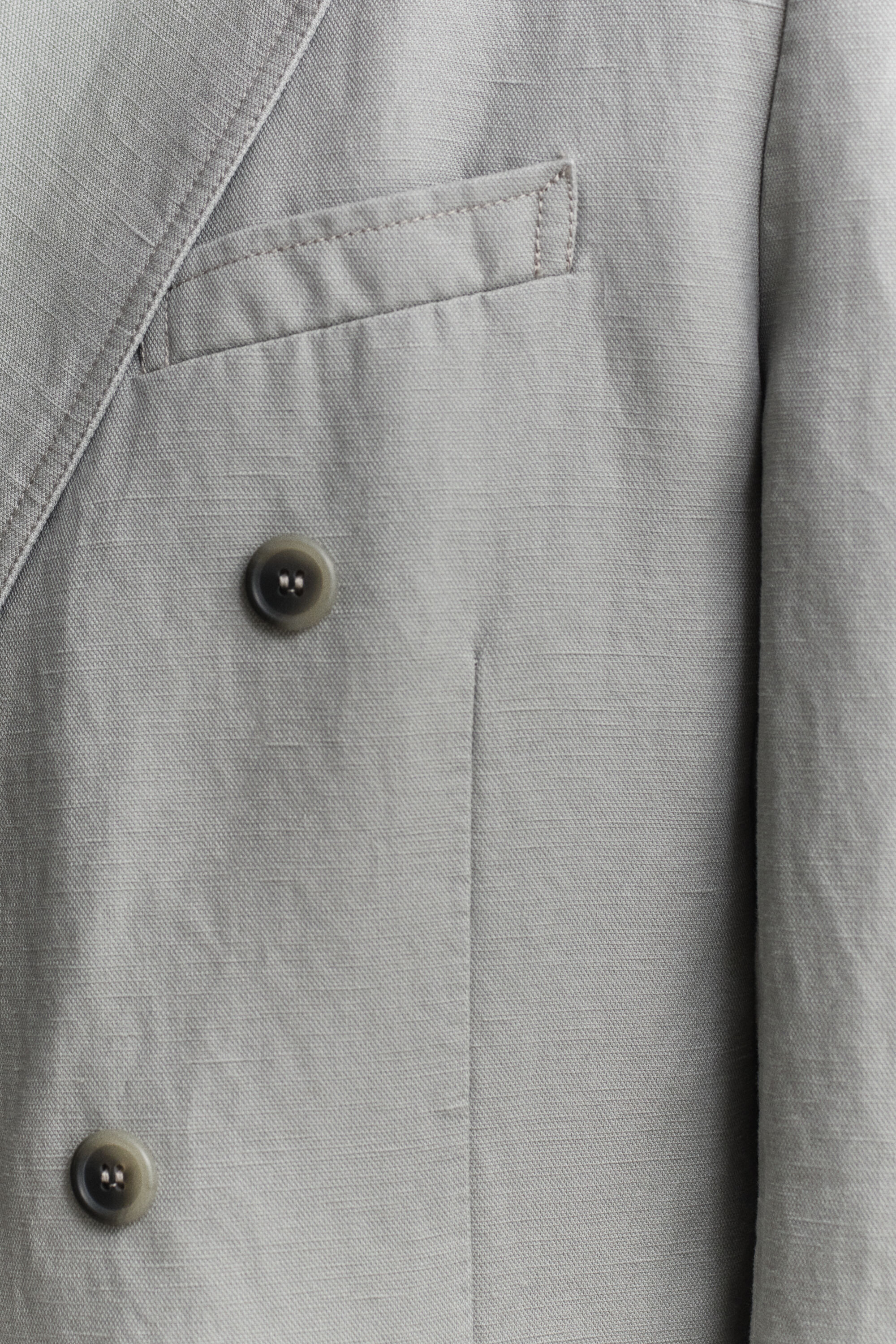 Kostuumjasje van lyocell en linnen