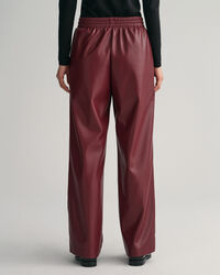 Relaxed Fit Pull-On broek van kunstleer