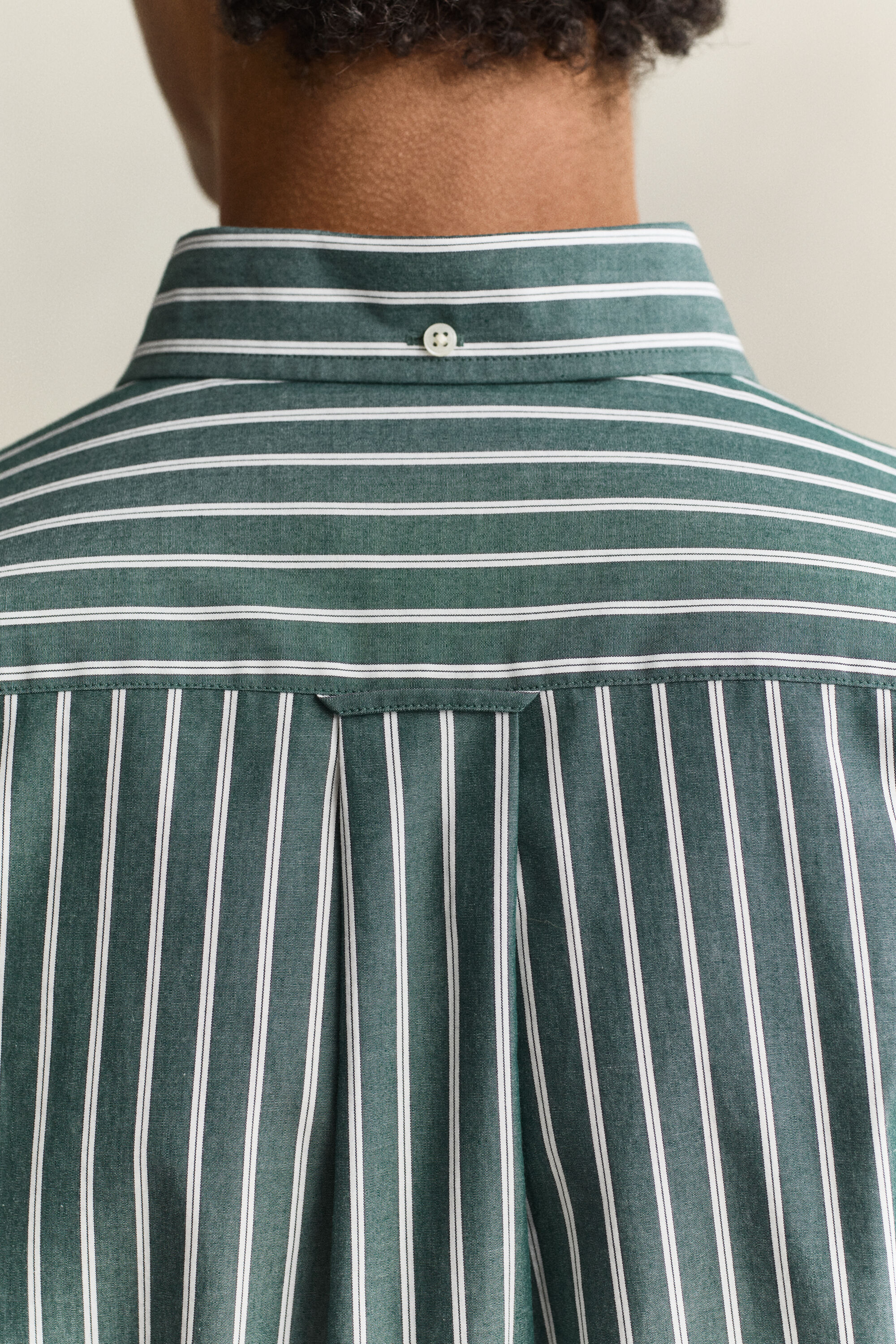 Poplin overhemd met strepen