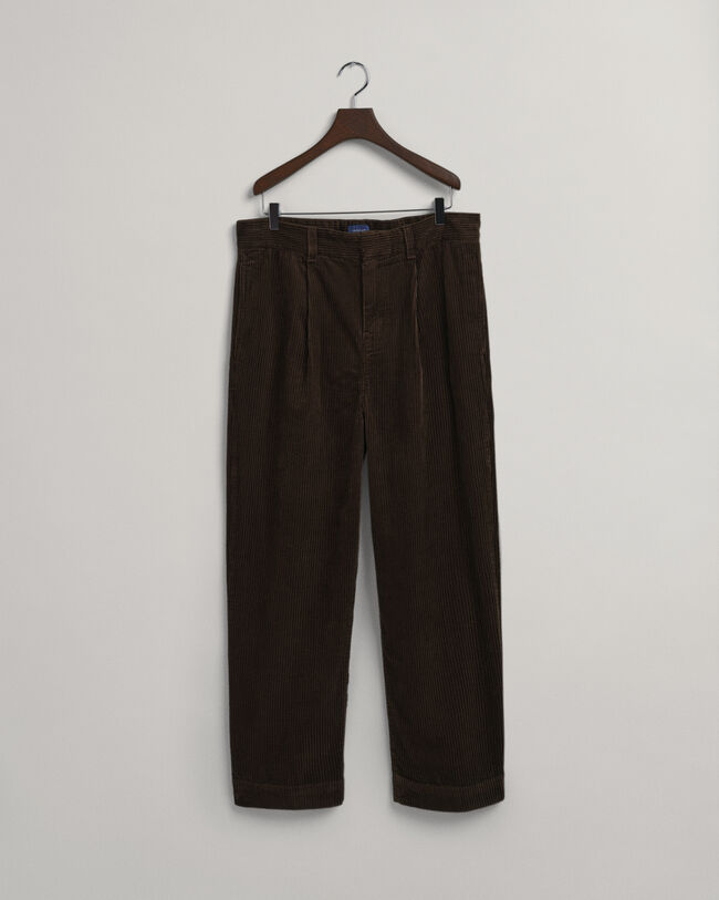 Corduroy broek met wijd volume
