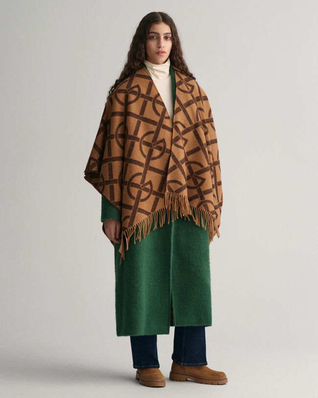 G Patterned poncho