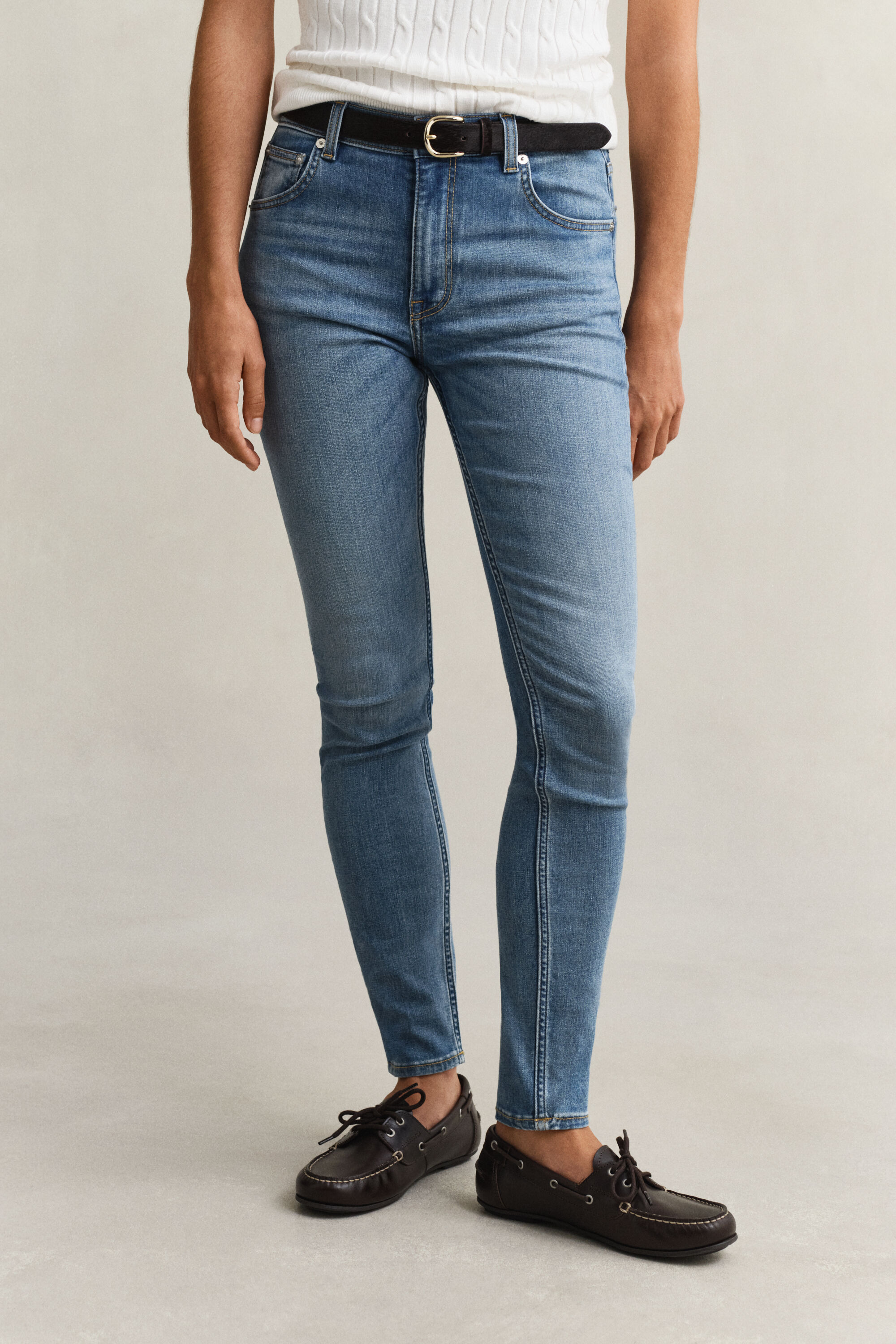 Skinny jeans met stretch