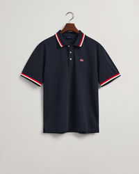 Retro Flag piqu&eacute; poloshirt