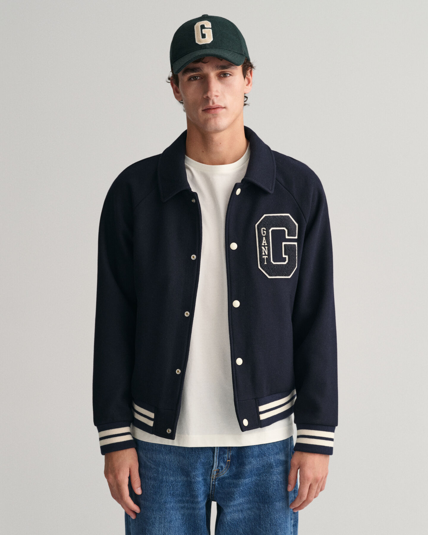Wollen GANT Varsity Jacket