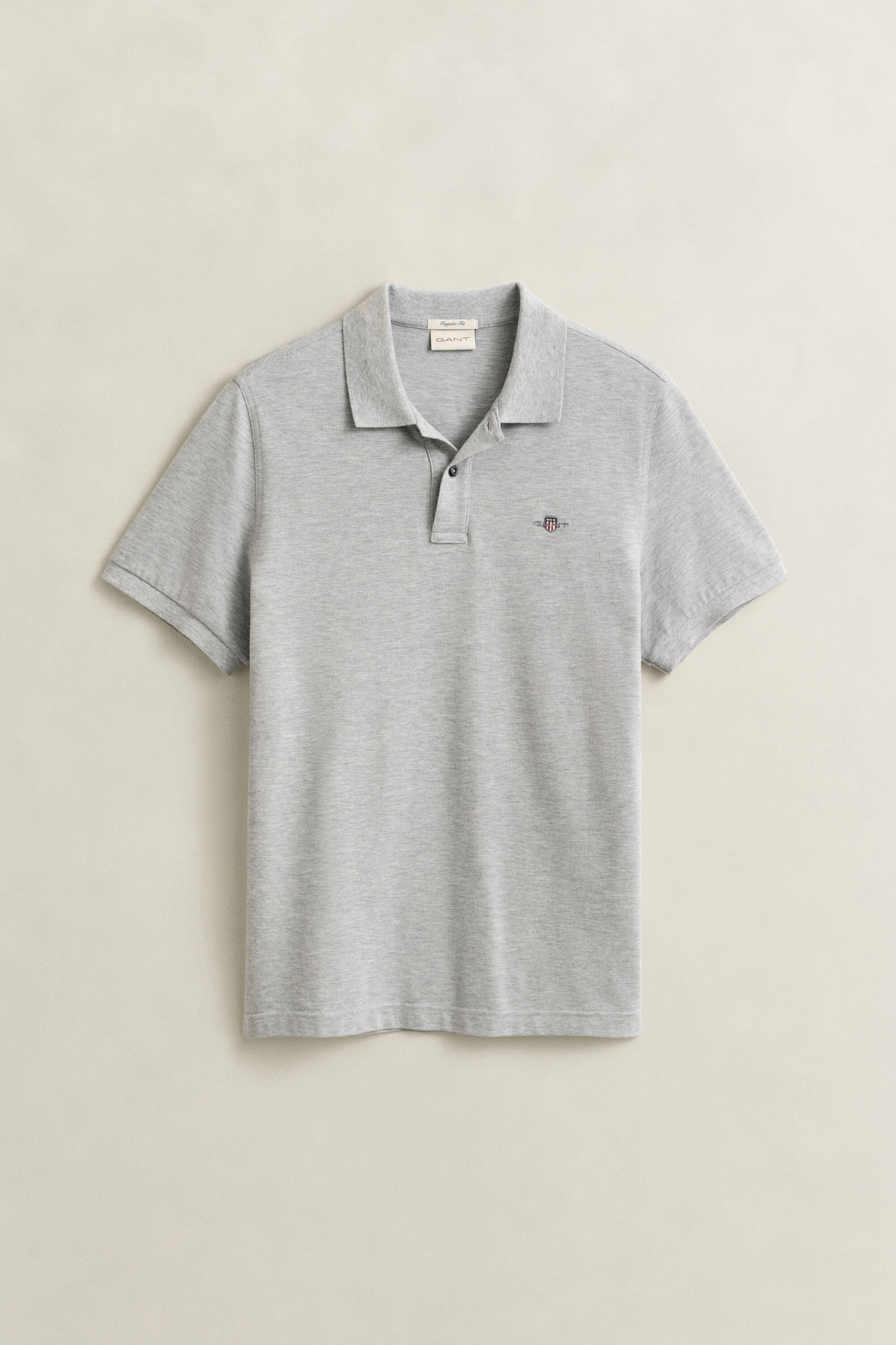 Regular Fit Shield piqué poloshirt