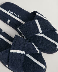 Gestreepte Cross slippers