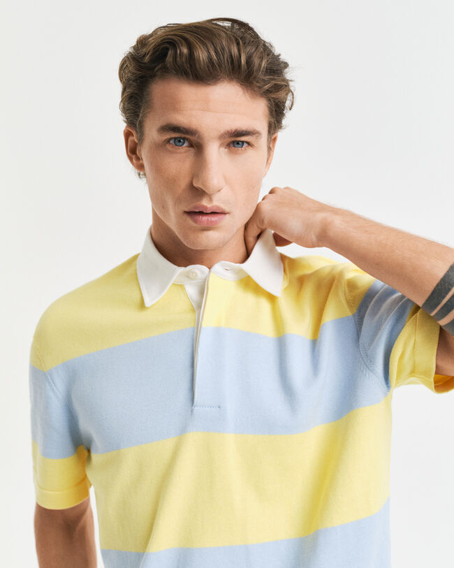 Katoenen poloshirt met strepen