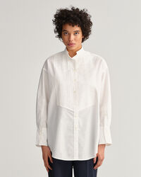Oversized blouse met fijne figuurnaden