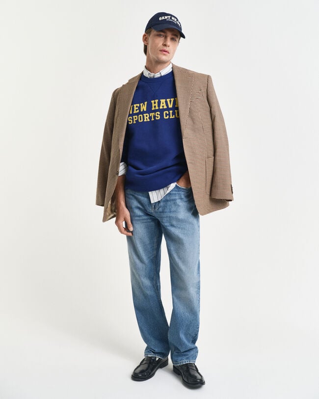 Graphic sweatshirt met ronde hals