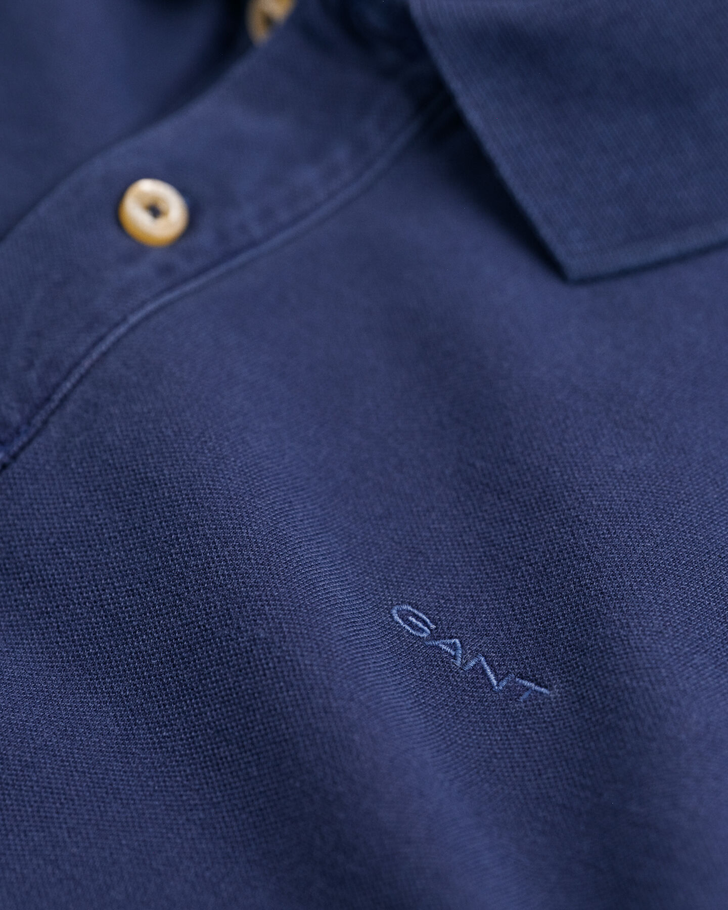 Sunfaded piqué poloshirt