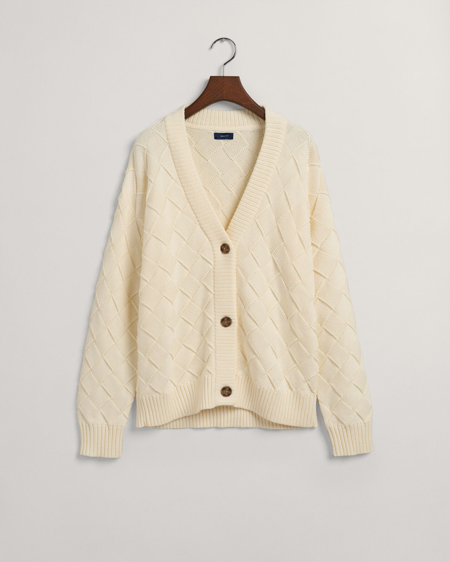 Gebreid geweven vest