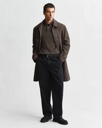 Trui met korte rits van buitengewoon zachte lamswol