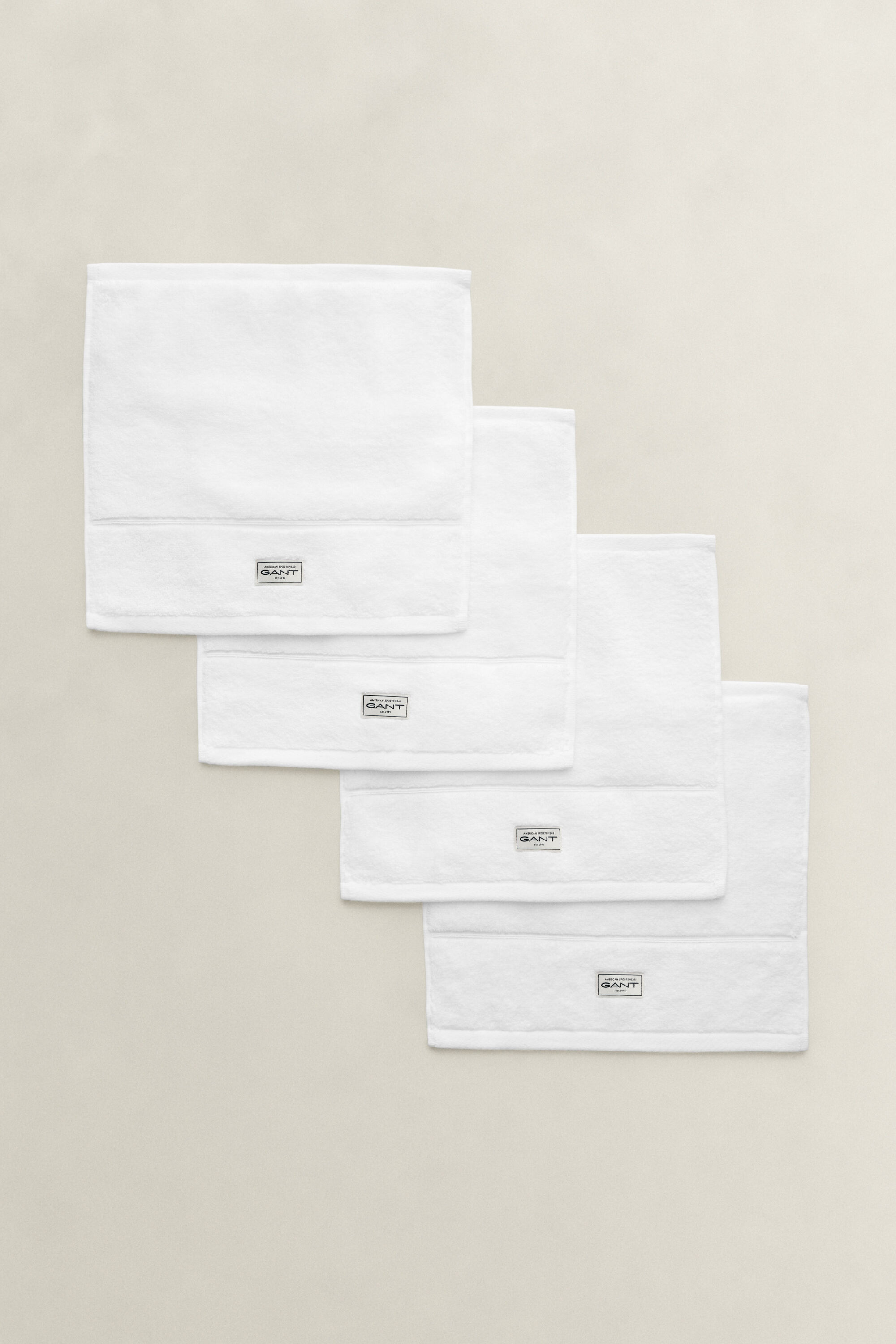 Set van vier Premium handdoeken 30 x 30 cm