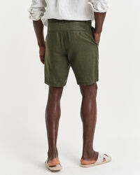 Relaxed Fit linnen short met trekkoordje